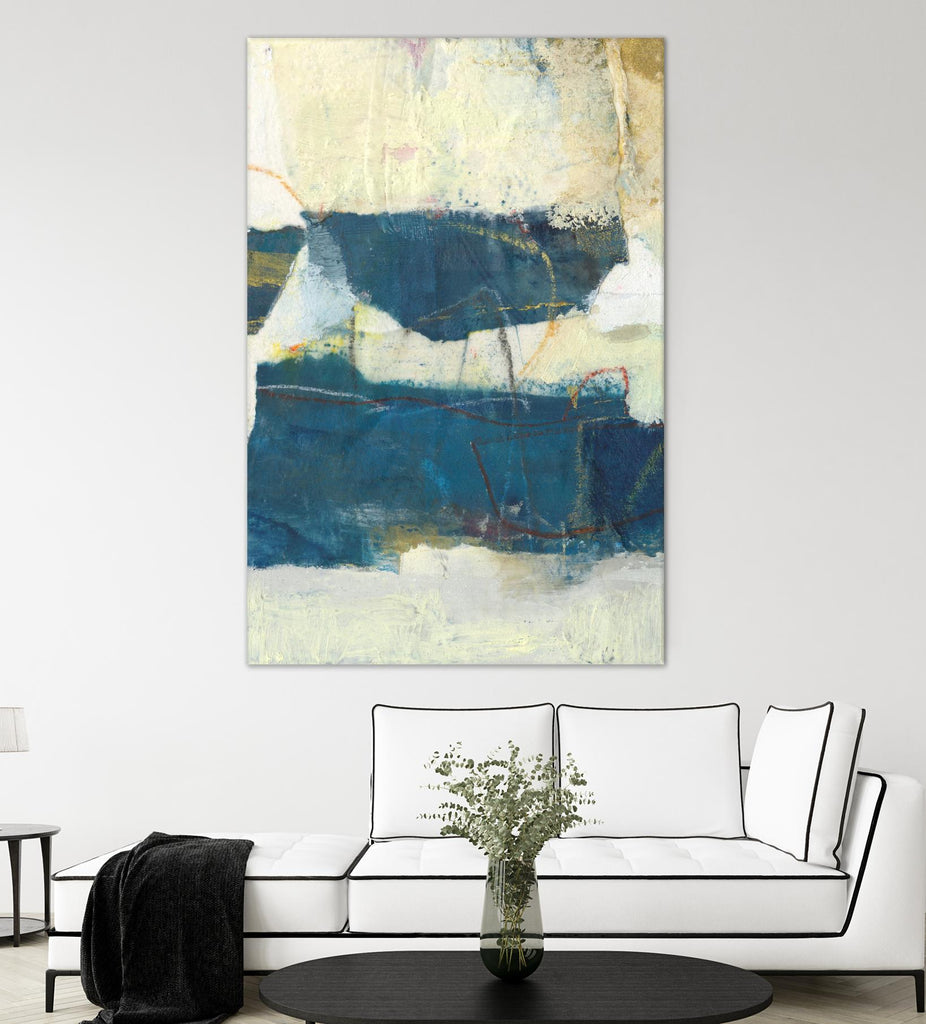 Frazil IV by Sue Jachimiec on GIANT ART - blue abstract abstract