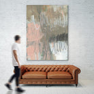 Twombly Script II by Jennifer Goldberger on GIANT ART - pink abstract abstract