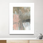 Twombly Script II by Jennifer Goldberger on GIANT ART - pink abstract abstract