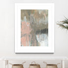 Twombly Script II by Jennifer Goldberger on GIANT ART - pink abstract abstract