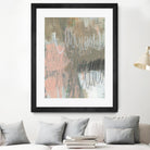 Twombly Script II by Jennifer Goldberger on GIANT ART - pink abstract abstract
