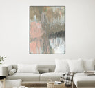 Twombly Script II by Jennifer Goldberger on GIANT ART - pink abstract abstract