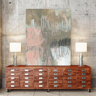 Twombly Script II by Jennifer Goldberger on GIANT ART - pink abstract abstract