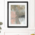 Twombly Script II by Jennifer Goldberger on GIANT ART - pink abstract abstract
