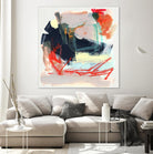 Abstract Metro Maps IV by Jennifer Parker on GIANT ART - orange abstract abstract