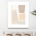 Block Magnetism I by June Vess on GIANT ART - beige abstract abstract