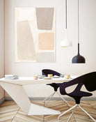 Block Magnetism I by June Vess on GIANT ART - beige abstract abstract