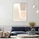 Block Magnetism I by June Vess on GIANT ART - beige abstract abstract