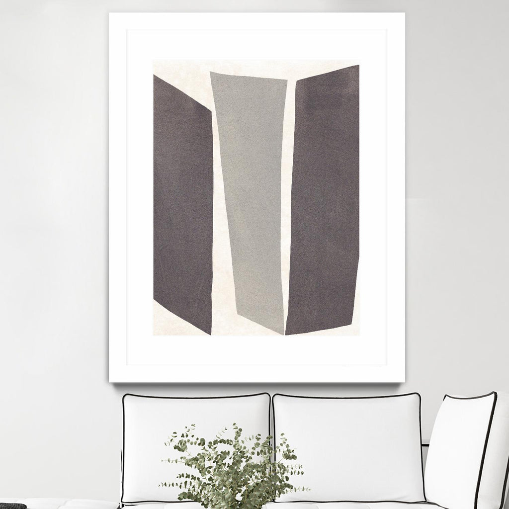Colorblock Artifact II by June Vess on GIANT ART - white abstract abstract