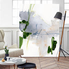 Green and Grey I by Victoria Barnes on GIANT ART - orange abstract abstract