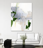 Green and Grey I by Victoria Barnes on GIANT ART - orange abstract abstract