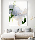 Green and Grey I by Victoria Barnes on GIANT ART - orange abstract abstract