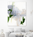 Green and Grey I by Victoria Barnes on GIANT ART - orange abstract abstract