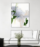 Green and Grey I by Victoria Barnes on GIANT ART - orange abstract abstract