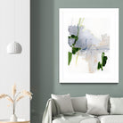 Green and Grey I by Victoria Barnes on GIANT ART - orange abstract abstract