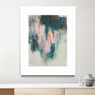 Blush Cascade II by Jennifer Goldberger on GIANT ART - beige abstract abstract