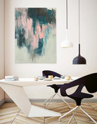 Blush Cascade II by Jennifer Goldberger on GIANT ART - beige abstract abstract