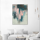 Blush Cascade II by Jennifer Goldberger on GIANT ART - beige abstract abstract