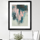 Blush Cascade II by Jennifer Goldberger on GIANT ART - beige abstract abstract
