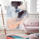 Paved Path I by Jennifer Parker on GIANT ART - pink abstract abstract