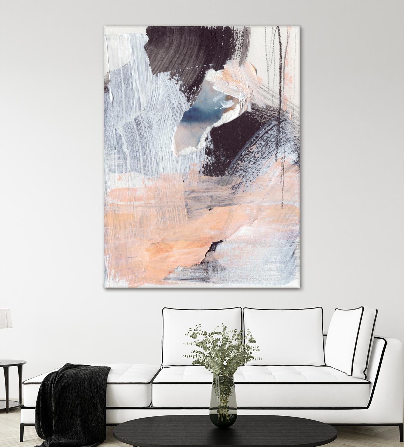 Paved Path I by Jennifer Parker on GIANT ART - pink abstract abstract