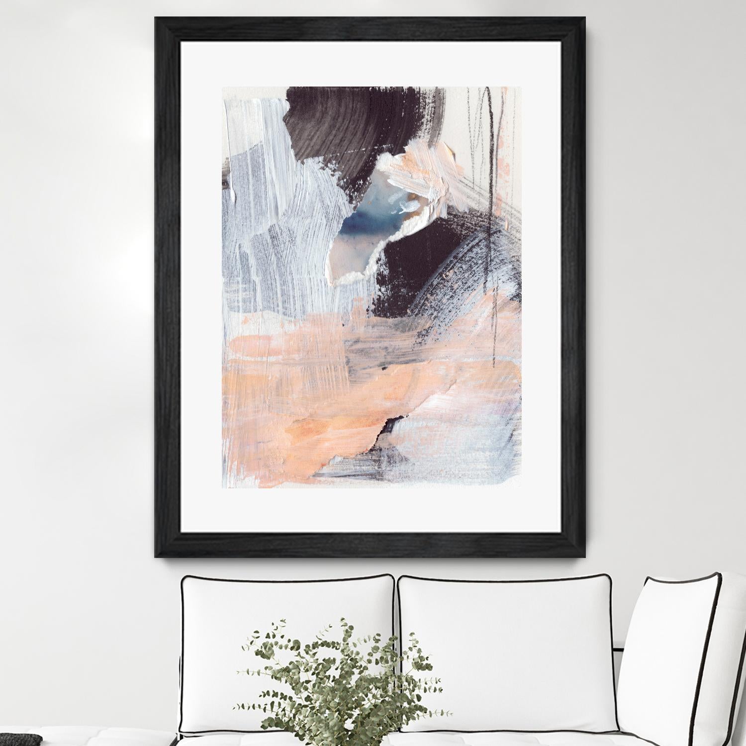 Paved Path I by Jennifer Parker on GIANT ART - pink abstract abstract