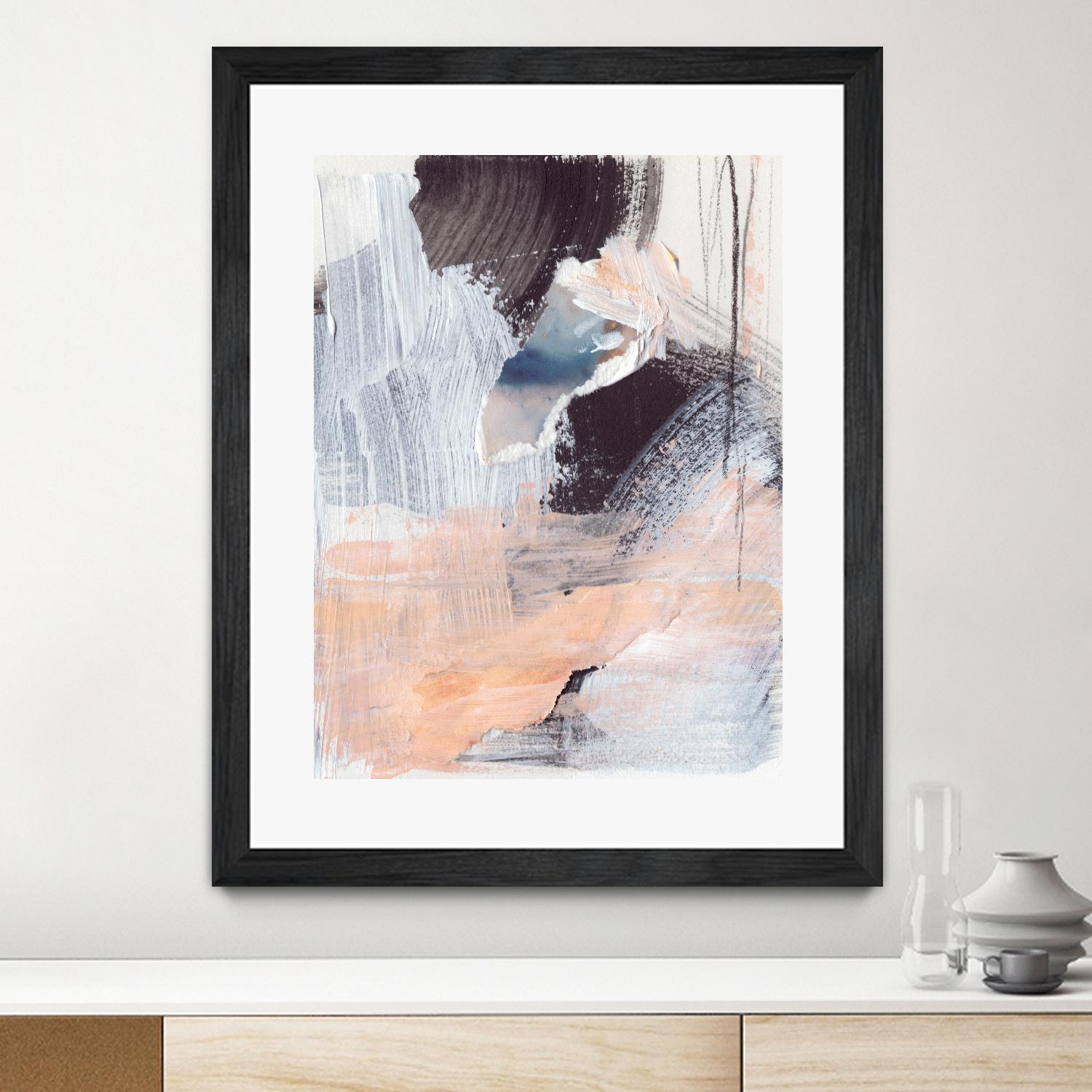 Paved Path I by Jennifer Parker on GIANT ART - pink abstract abstract