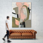 Scribbles & Shapes II by Jennifer Goldberger on GIANT ART - orange abstract abstract