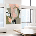 Scribbles & Shapes II by Jennifer Goldberger on GIANT ART - orange abstract abstract