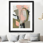 Scribbles & Shapes II by Jennifer Goldberger on GIANT ART - orange abstract abstract