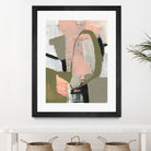 Scribbles & Shapes II by Jennifer Goldberger on GIANT ART - orange abstract abstract