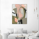 Scribbles & Shapes II by Jennifer Goldberger on GIANT ART - orange abstract abstract