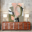 Scribbles & Shapes II by Jennifer Goldberger on GIANT ART - orange abstract abstract