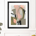 Scribbles & Shapes II by Jennifer Goldberger on GIANT ART - orange abstract abstract