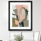 Scribbles & Shapes II by Jennifer Goldberger on GIANT ART - orange abstract abstract