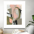 Scribbles & Shapes II by Jennifer Goldberger on GIANT ART - orange abstract abstract