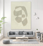 Soft Shape I by Emma Caroline on GIANT ART - beige abstract abstract