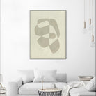 Soft Shape I by Emma Caroline on GIANT ART - beige abstract abstract