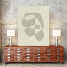 Soft Shape I by Emma Caroline on GIANT ART - beige abstract abstract