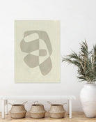 Soft Shape I by Emma Caroline on GIANT ART - beige abstract abstract
