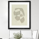 Soft Shape I by Emma Caroline on GIANT ART - beige abstract abstract