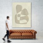 Soft Shape II by Emma Caroline on GIANT ART - beige abstract abstract 