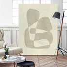 Soft Shape II by Emma Caroline on GIANT ART - beige abstract abstract 