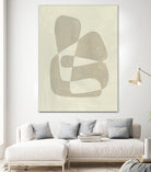 Soft Shape II by Emma Caroline on GIANT ART - beige abstract abstract 