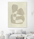 Soft Shape II by Emma Caroline on GIANT ART - beige abstract abstract 