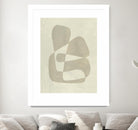 Soft Shape II by Emma Caroline on GIANT ART - beige abstract abstract 