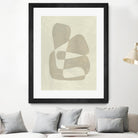 Soft Shape II by Emma Caroline on GIANT ART - beige abstract abstract 