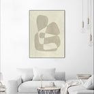 Soft Shape II by Emma Caroline on GIANT ART - beige abstract abstract 