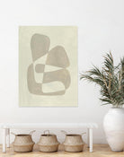 Soft Shape II by Emma Caroline on GIANT ART - beige abstract abstract 