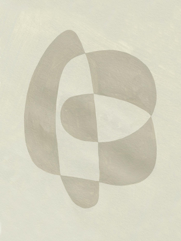 Soft Shape III par Emma Caroline sur GIANT ART - abstrait beige 